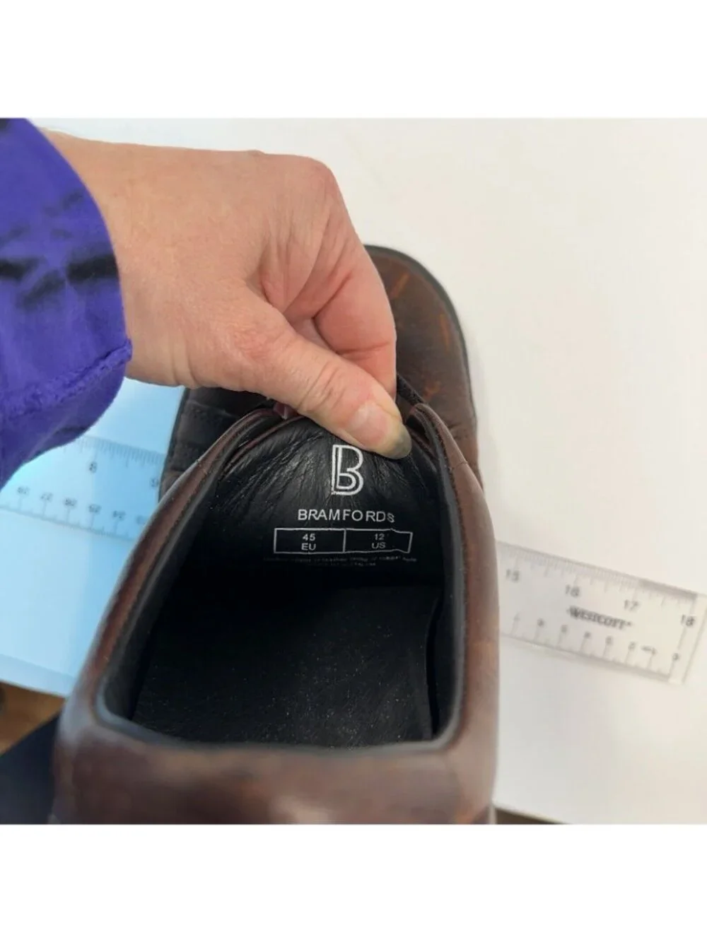 Mens Birchbury Branfords Minimalist Shoes Sz 12 45 M Brown Leather  Sneakers